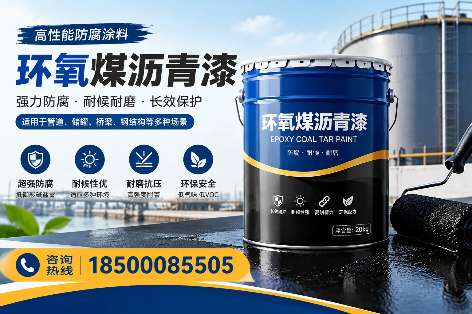 环氧煤沥青漆的施工步骤详解,大庆装修必备知识