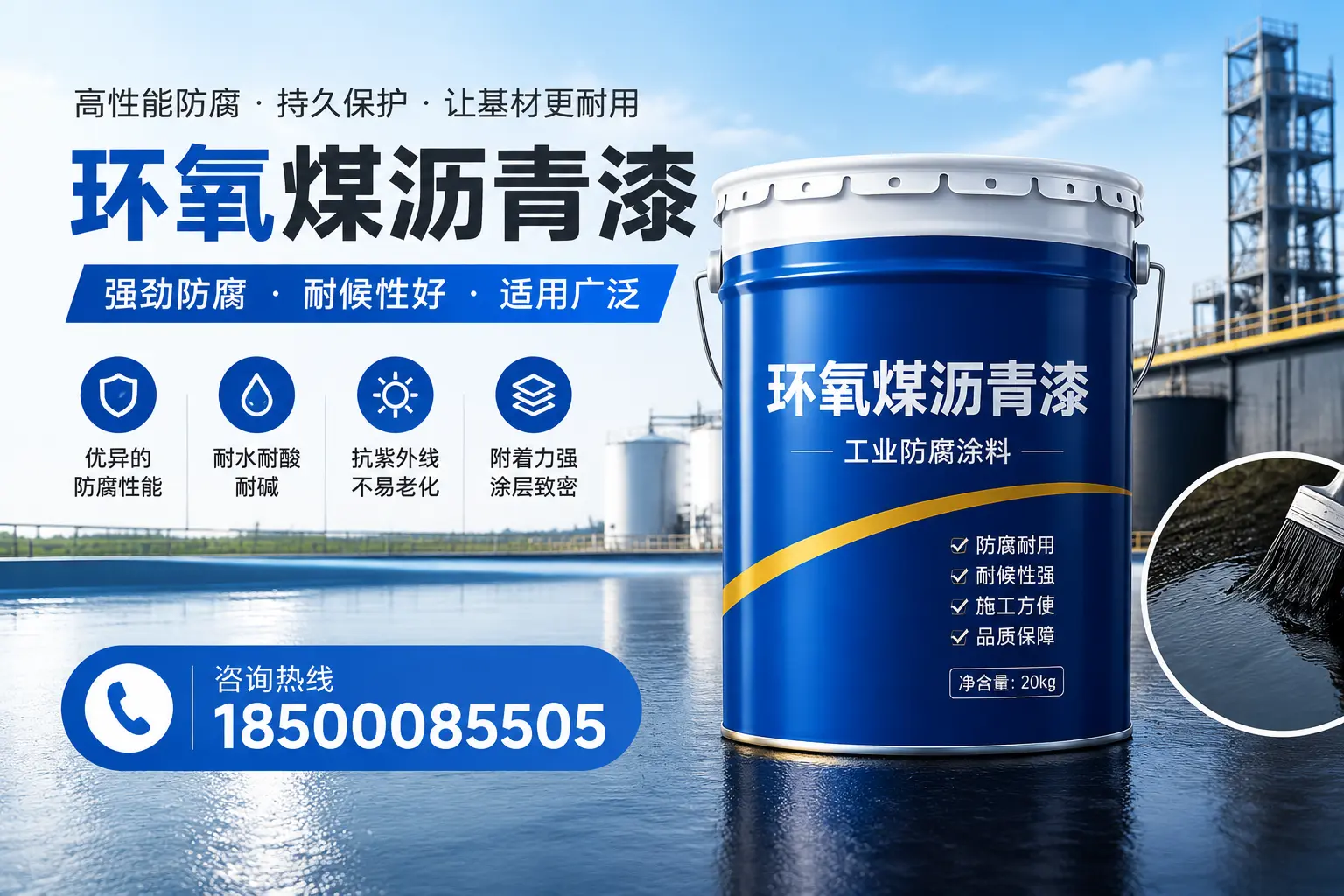 环氧煤沥青漆的特性与应用解析，适合大庆地区的行业需求